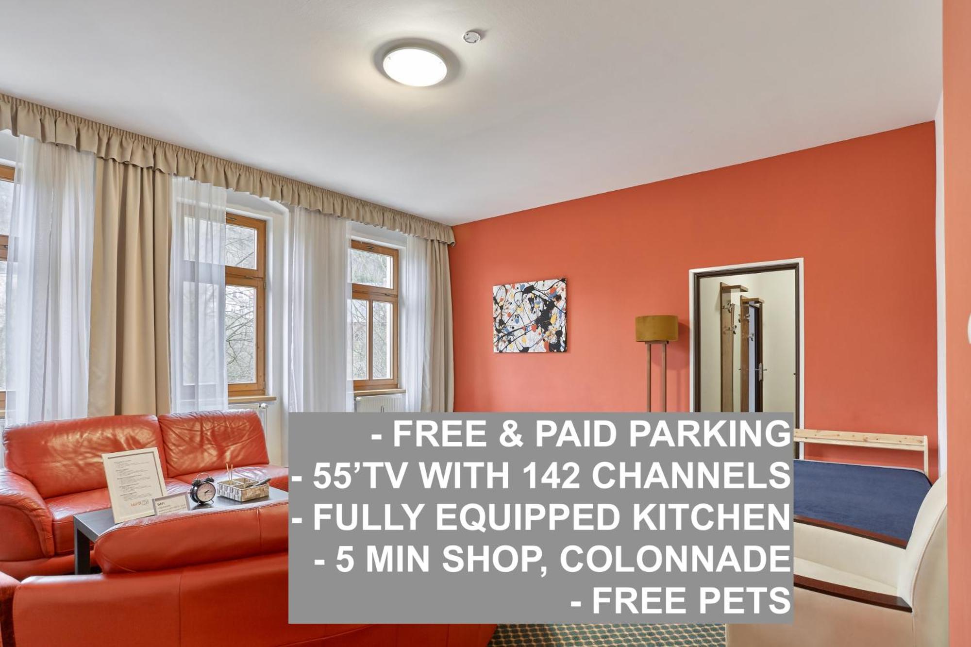 Апартаменти Excellent In Center 5 Min Walk From The Colonnade Карлові Вари